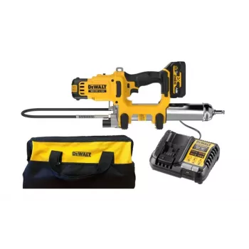 DEWALT DCGG581P1G 18V XR Juhtmevaba Määrdeainepüstoli Komplekt 2-Kiiruseline 1x5.0Ah Aku Laadija Kott