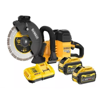 DEWALT DCS691X2-QW 230mm Juhtmeta Ketassaag 54V XR FLEXVOLT (2x9.0Ah)