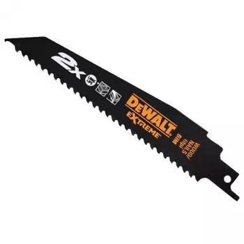 DEWALT DT2307L 228mm 6TPI bimetallist tikksaeleht puidule naelte ja metalliga