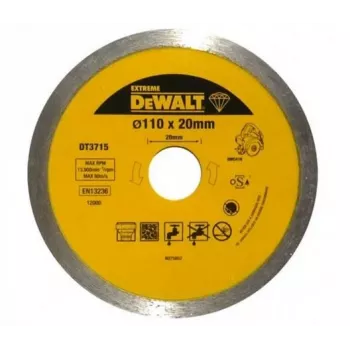 DEWALT DT3715-QZ 115 mm lõikeketas metallile ja roostevabale terasele, 1,0 mm õhuke, 22,23 mm ava, 80 m/s, 13300 p/min, tüüp 41 tasane, alumiiniumoksiid, klaaskiuga tugevdatud, EN 12413, 1 tk