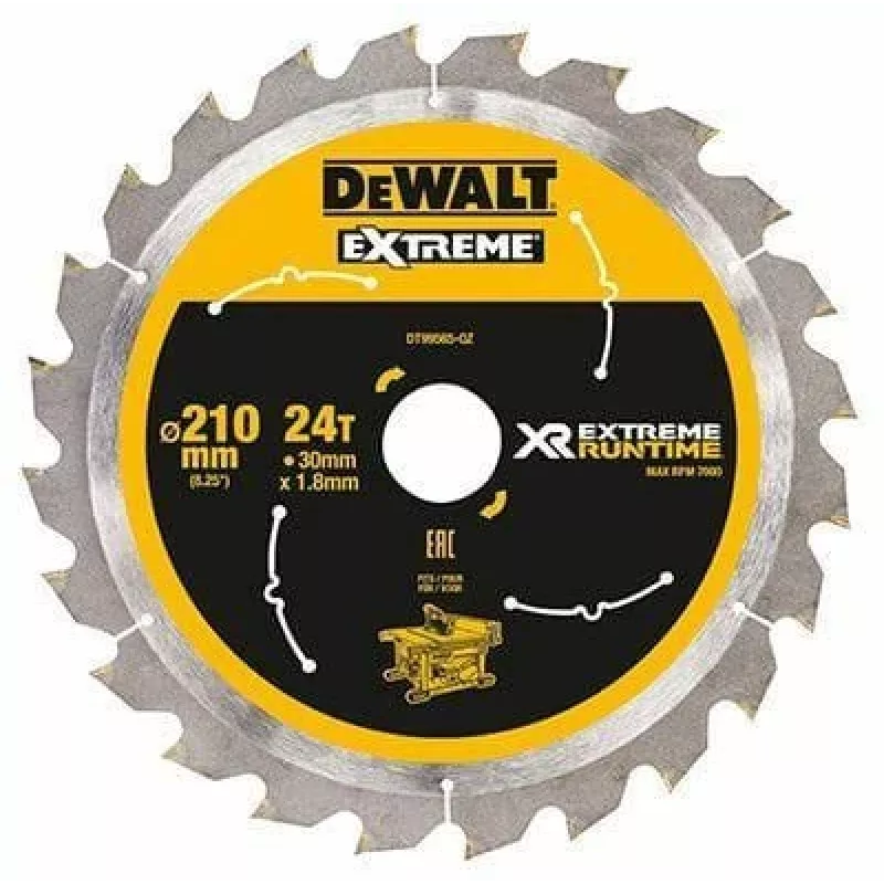 DEWALT Xtreme Runtime 210mm x 30mm 36T ketassaag