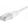 DEXLAN Cat. 6A S/FTP patchkaabel, 25 m, valge, 10 Gbit/s, PoE++, LSZH, peenike kaitsekate 858370
