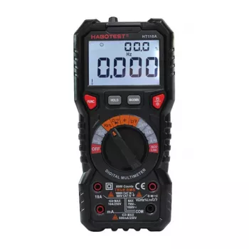 Digitaalne multimeeter taskulambiga Habotest HT118A, True RMS, NCV