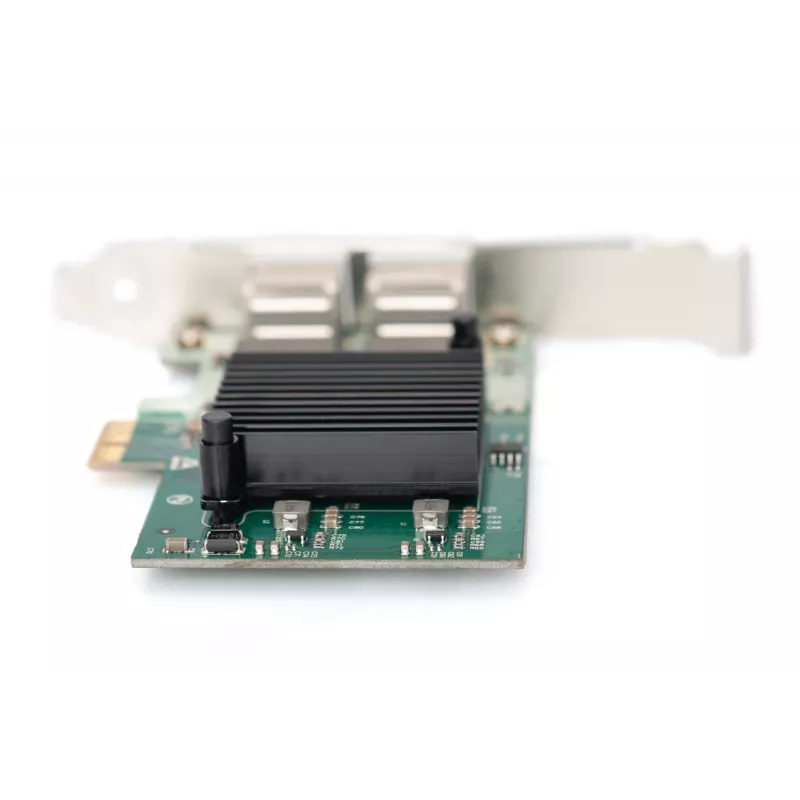 DIGITUS 2-Port Gigabit Ethernet Network Card, RJ45, PCI Express, Intel I210-AT Chipset (DN-1013-2)