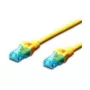 DIGITUS Cat 5e UTP võrgupatch-kaabel RJ-45 isane-iseane, 25 cm, kollane DK-1512-0025/Y