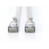 DIGITUS CAT 6A F/FTP õhuke patch-kaabel, 2 m, hall, 10-pakk, LSZH, 10GBase-T, 500 MHz, RJ45