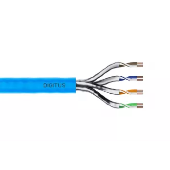 DIGITUS Cat6A paigalduskaabel U/FTP Dca AWG 23/1 LSOH 500m sinine rull