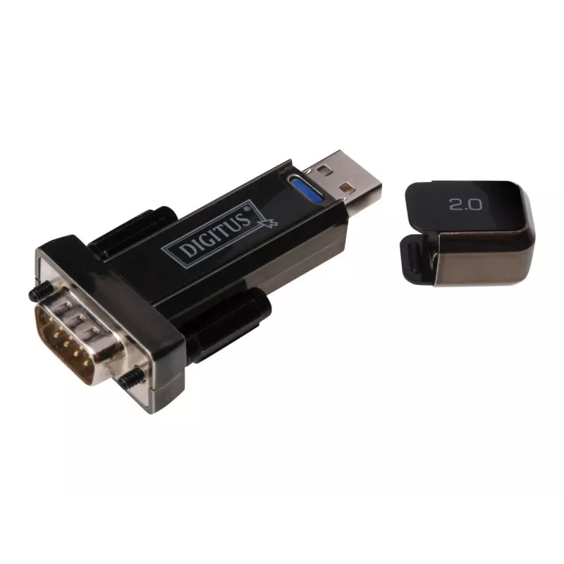 DIGITUS DA-70156 USB 2.0 to RS232 Serial Adapter, 1.5m, Black