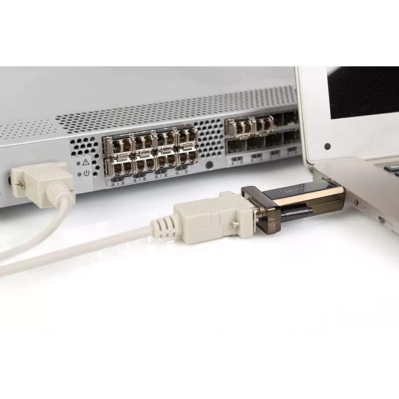 DIGITUS DA-70156 USB 2.0 to RS232 Serial Adapter, 1.5m, Black