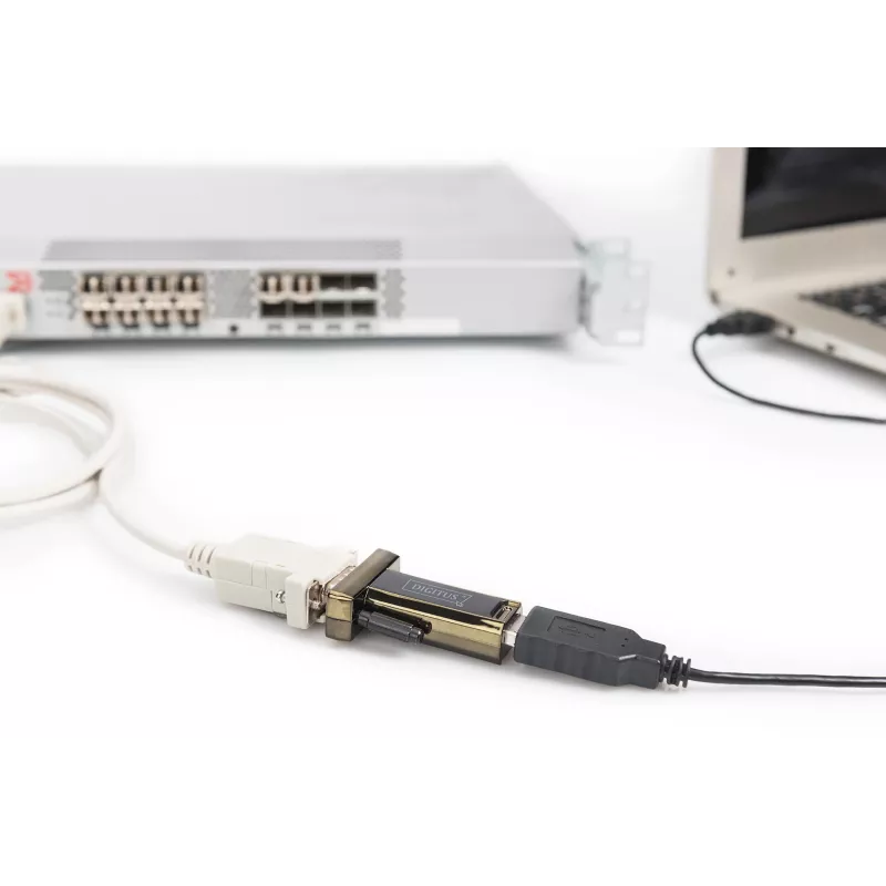 DIGITUS DA-70156 USB 2.0 to RS232 Serial Adapter, 1.5m, Black