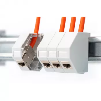 DIGITUS DIN-liini adapter 1x Keystone moodulile, IP20