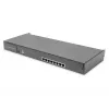 DIGITUS Modular Console 17 inch HD LCD, 8-Port CAT5 KVM, Saksa klaviatuur