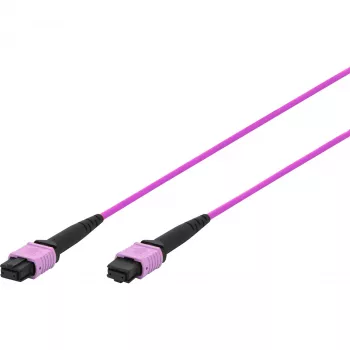 DIGITUS OM4 MPO-MPO 12-kiuline ühenduskaabel, 2m, meetod A, violetne DK-2566-02/4