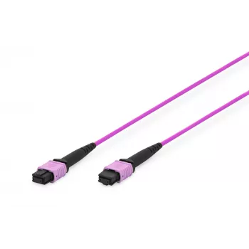 DIGITUS OM4 MPO-MPO 12-kiuline ühenduskaabel, 2m, meetod A, violetne DK-2566-02/4