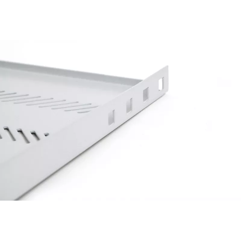 Digitus TN-19-650-1U-GY 19 tolline fikseeritud riiul 1U, 650 mm sügav, hall, 25 kg koormus