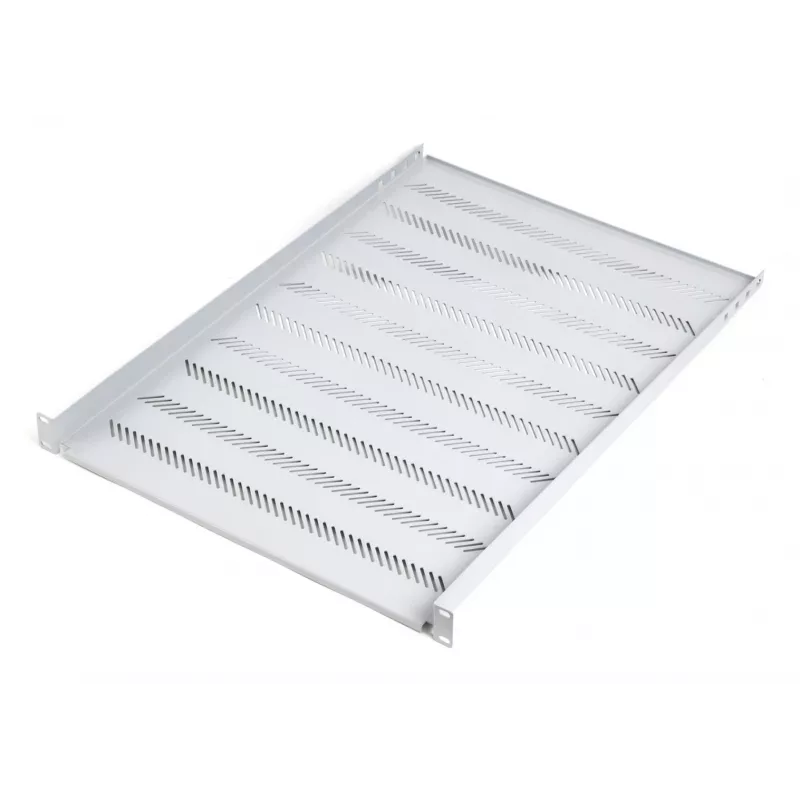 Digitus TN-19-650-1U-GY 19 tolline fikseeritud riiul 1U, 650 mm sügav, hall, 25 kg koormus