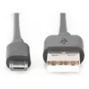 DIGITUS USB 2.0 kaabel Type A - Micro B isane/isane 1,8 m must
