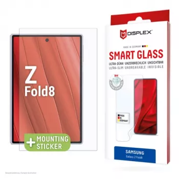 DISPLEX Smart Glass Samsung Galaxy Z Fold8 ekraanikaitse - 9H karastatud klaas, üliklar, mullivaba, sõrmejäljekindel