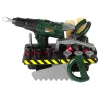 Meistrikomplekt patareiga kruvikeeraja ja korraldajaga, roheline, 13473 Lean Toys