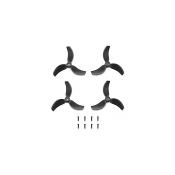 DJI Avata 2 Propellerid (paar) – ametlik asendus, kiirkinnitusega, 3 labaga, must
