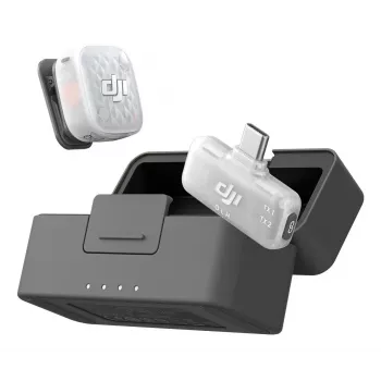 DJI Mic Mini 2S juhtmevaba mikrofonisüsteem (1 saatja + 1 mobiilne vastuvõtja + laadimisümbris)