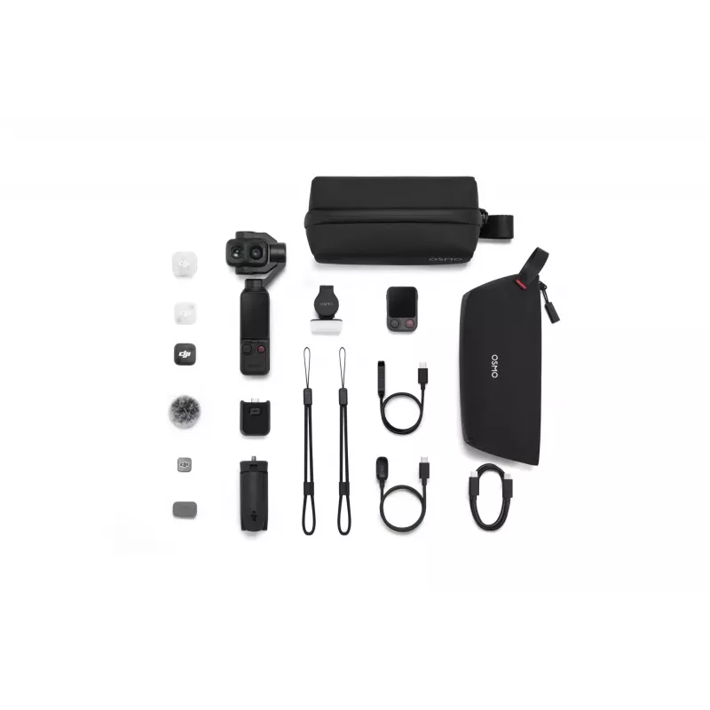DJI Osmo Mobile 6 Nutitelefoni Gimbal Stabilisaator 3-teljeline Kokkupandav Pikendusvardaga, ActiveTrack 5.0, Magnetiline Klamber, Hall
