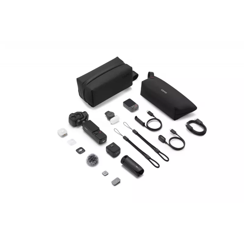 DJI Osmo Mobile 6 Nutitelefoni Gimbal Stabilisaator 3-teljeline Kokkupandav Pikendusvardaga, ActiveTrack 5.0, Magnetiline Klamber, Hall