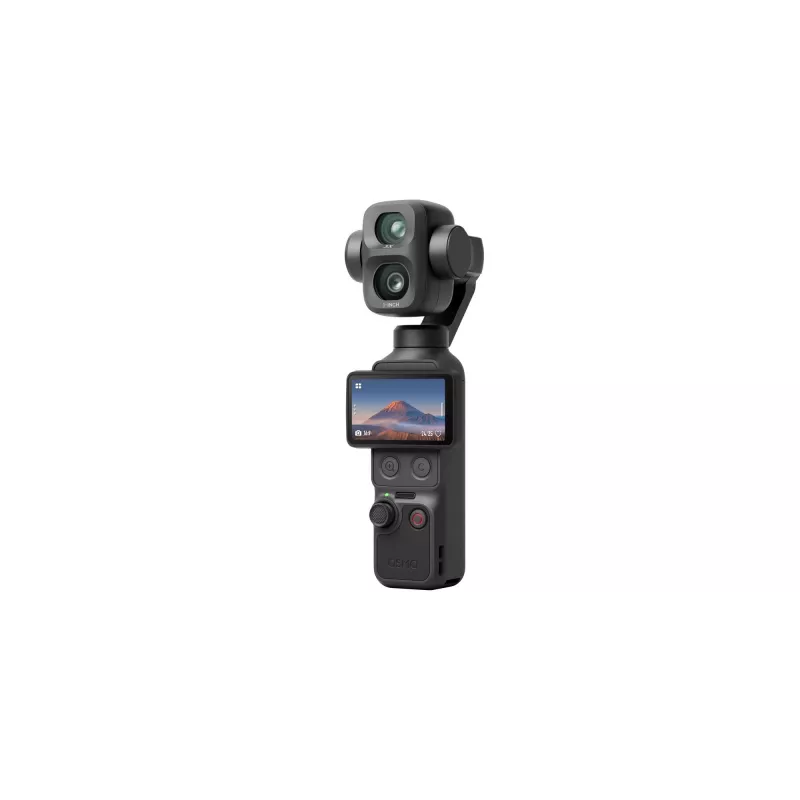 DJI Osmo Pocket 4P Standard Combo - 1-tolline CMOS, 4K120fps, 3-teljeline gimbal-kaamera, 2-tolline pööratav puuteekraan, 37MP foto, 240fps aegluubis, Wi-Fi/Bluetooth, 160min aku