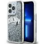 DKNY Apple iPhone 15 Pro 6.1 kõva kate Liquid Glitter Big Logo must