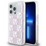 DKNY Apple iPhone 15 Pro 6.1 kõva kest Liquid Glitter Multilogo roosa