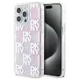 DKNY Apple iPhone 15 Pro Max 6.7 kõva ümbris Liquid Glitter Multilogo roosa