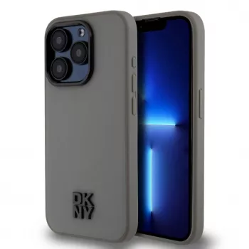 DKNY PU-nahast Stack Logo MagSafe ümbris iPhone 15 Pro Max - hall