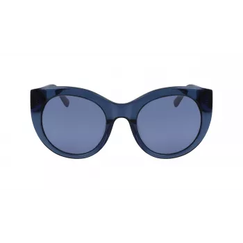 DKNY Naiste Liblikapäikeseprillid DK517S-400 Sinine atsetaat Hall gradientlääts 52mm