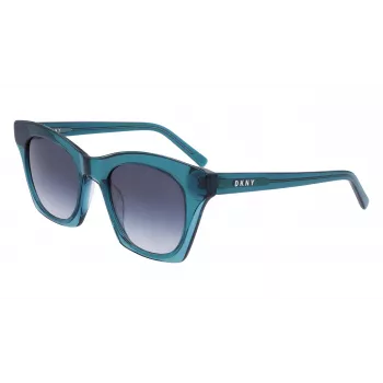 DKNY naiste päikeseprillid DK541S-430 Havana atsetaatraamiga, pruun gradientlääts, 51 mm