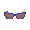 DKNY naiste päikeseprillid DK547S5516425 - Havana atsetaatraam, pruuni gradiendi läätsed, 55 mm