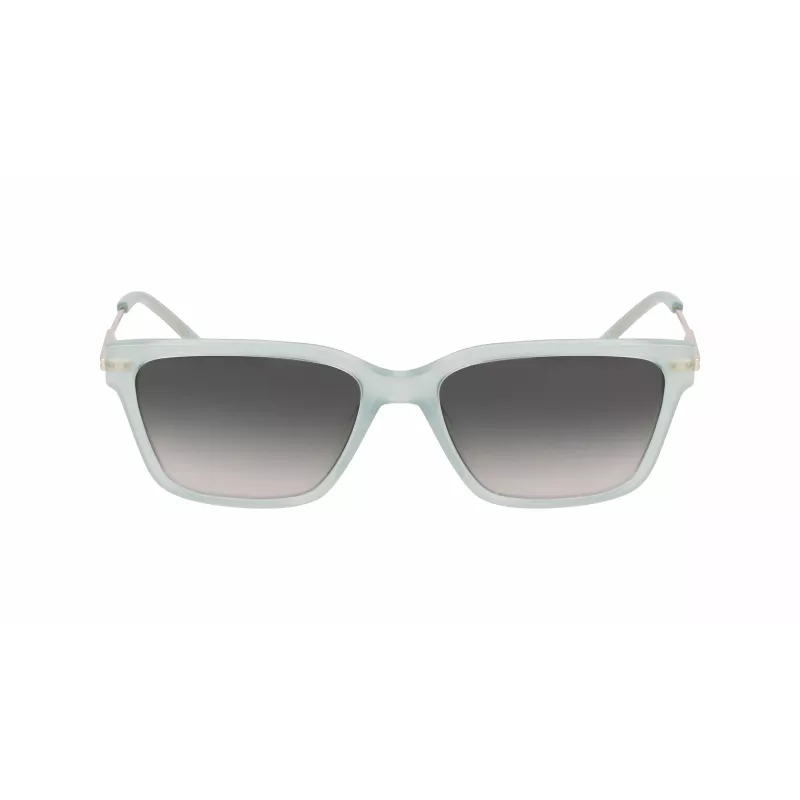 DKNY naiste päikeseprillid DK713S - pruun Havana ristkülikukujuline raam pruunide gradientklaasidega - 56 mm klaasi laius