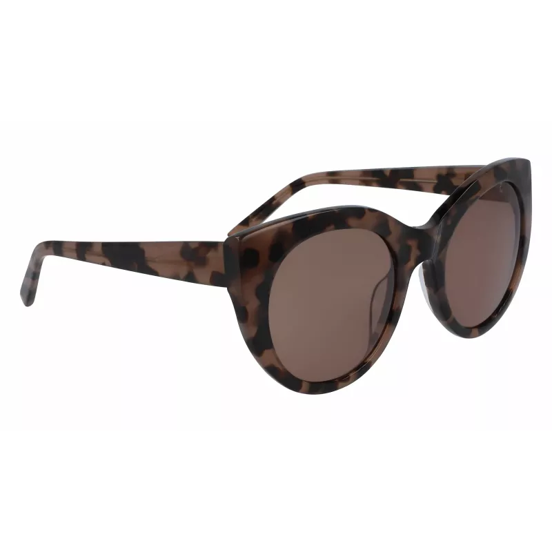 DKNY naiste päikeseprillid DK517S-230 Havana pruun ristkülikukujulised 52mm