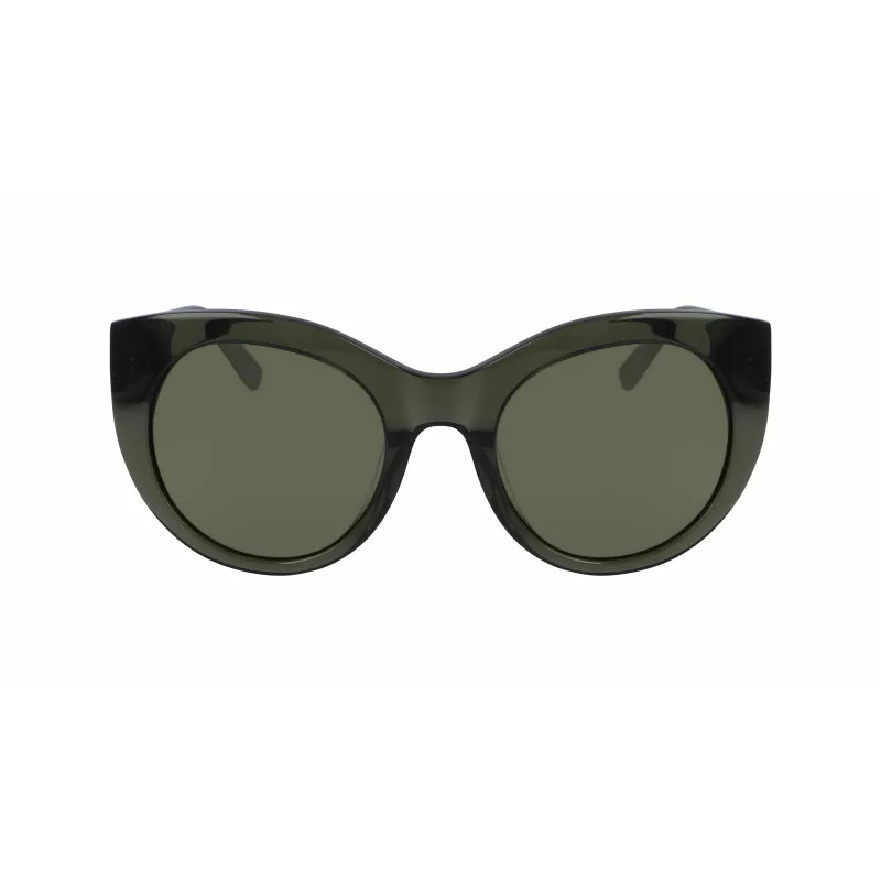 DKNY naiste päikeseprillid DK517S-300 Havana atsetaatraamiga, gradientpruunid polükarbonaatklaasid, 52 mm