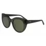 DKNY naiste päikeseprillid DK517S-300 Havana atsetaatraamiga, gradientpruunid polükarbonaatklaasid, 52 mm