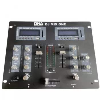 DNA PROFESSIONAL DNA DJ MIX ONE Analoog-stereo-DJ-mikser Bluetoothiga, sinine