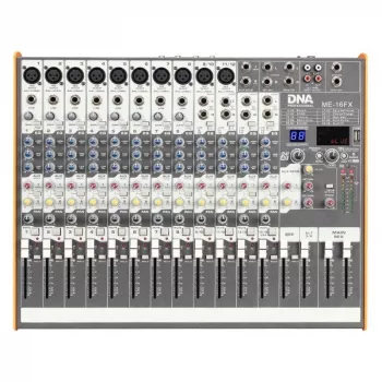 DNA PROFESSIONAL DNA ME-16FX Audio Mixer 16 kanalit USB Bluetooth