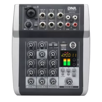 DNA PROFESSIONAL DNA QMX502 5-kanaliline analooghelimikser sinine