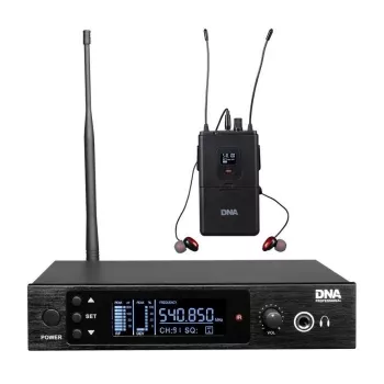 DNA Professional In-Ear juhtmevabad kõrvaklapid Bluetooth 5.3, ENC, IPX4, 30h aku, must