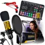 DNA Studio Set väline Bluetooth-helikaart heliliides DSP-efektide, fantoomtoite, USB-C ja akuga