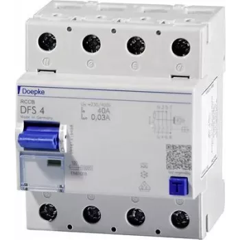 Doepke DFS 4 063-4/0,30-A rikkevoolukaitselüliti tüüp A 63A 300mA 4-pooluseline 09146901