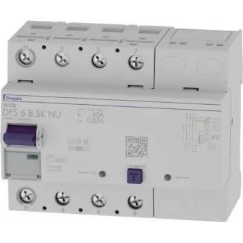 Doepke DFS6 040-4/0.03-B SK NU rikkevoolukaitselüliti 4-pooluseline 40A 30mA tüüp B 09134899