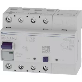 Doepke DFS6 063-4/0,03-A NU rikkevoolukaitselüliti 4-pooluseline 63A 30mA Tüüp A 09144801