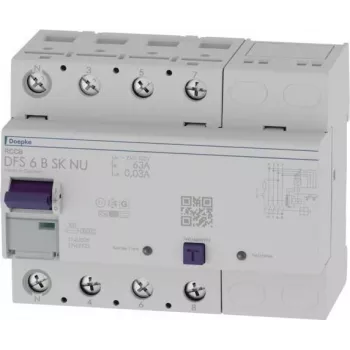 Doepke DFS6 063-4/0,03-B SK NU rikkevoolukaitselüliti 4-pooluseline 63A 30mA tüüp B 09144899