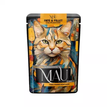 DOLINA NOTECI MAU Pate ja Filee Kalkun maapähklivõiga - Märgkassitoit - 85g