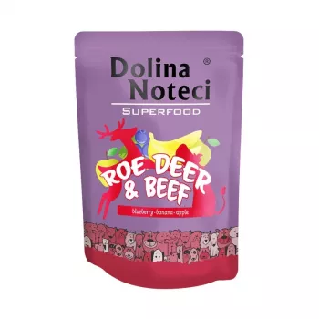 Dolina Noteci Superfood Hirve- ja veiselihaga märg koeratoit 300g